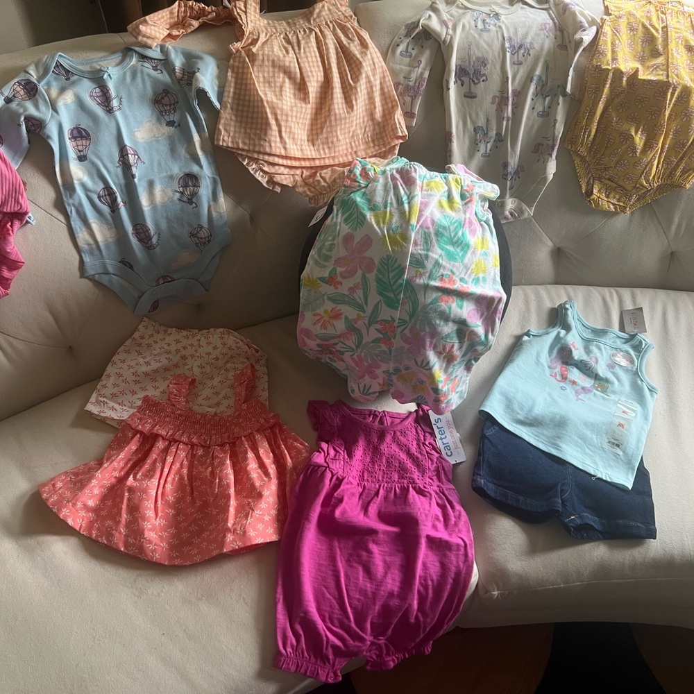 Carter's Stylish Blue and Pink Matching Sets
